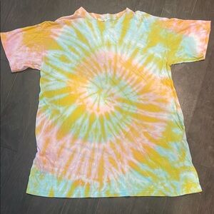 EASEL Tie-Dye T-Shirt Dress